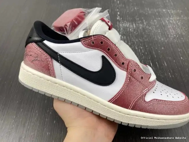 Official Maikesneakers JORDAN 'RED ROOM LOW FN0432-017 1 TROPHY X OG AIR BLACK' 0408